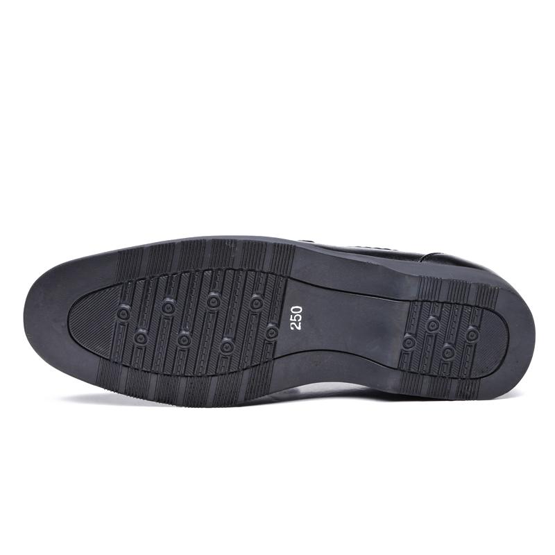 Mens Business Formal Shoes Artificial Leather Casual Slip-On Flat Shoes