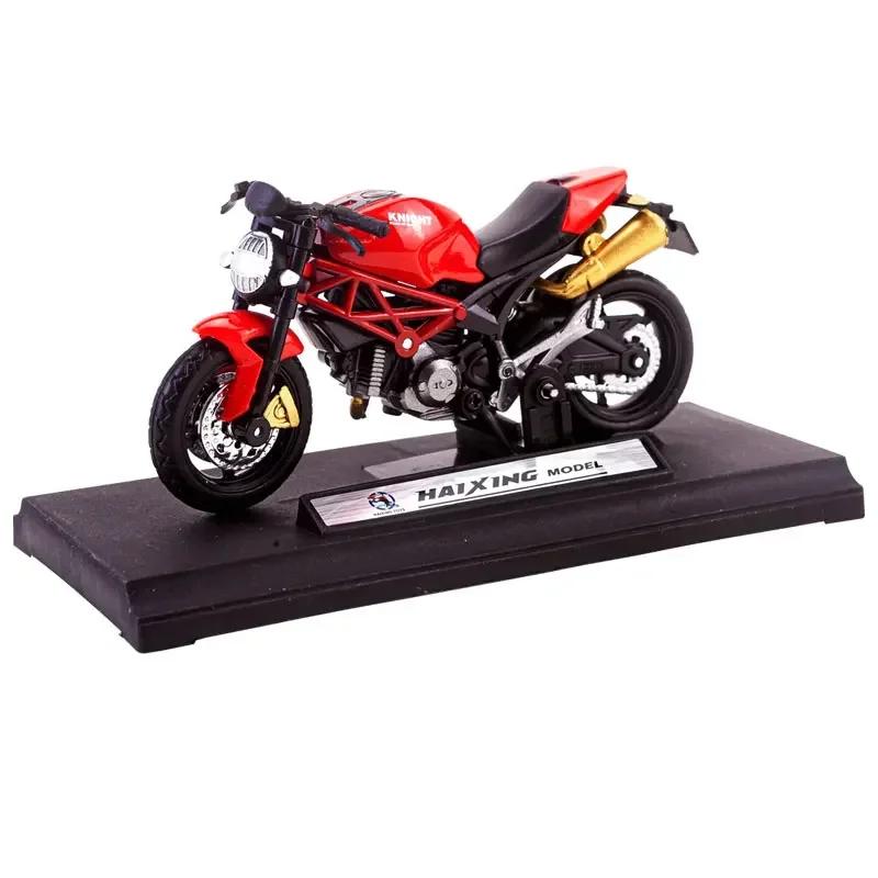 1:18 Motorrad-Kuchen Dekorationen Ornamente Simulation Legierung Lokomotive Modell Geburtstagsgeschenk Jungen Spielzeug
