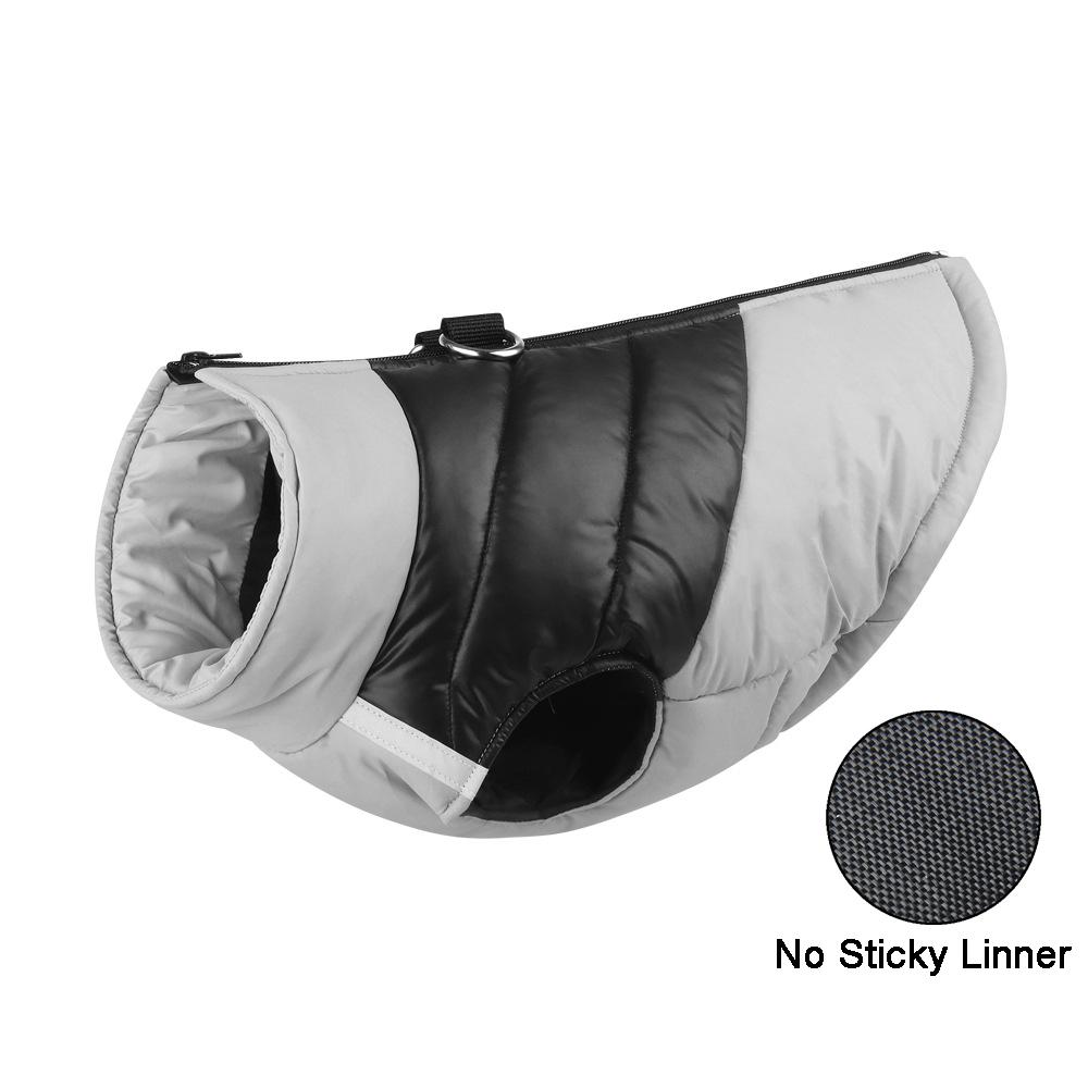 Gepolsterte warme Winter-Hundekleidung, wasserdichte Haustierweste, Reißverschlussjacke für kleine, mittelgroße und große Hunde, Mops, Chihuahua, Französische Bulldogge