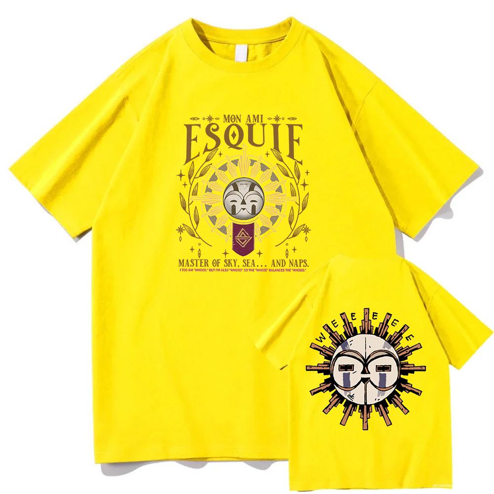 Clair Obscur Expedition 33 T Shirts Expedition 33 Esquie Resin Suncatcher Graphic Tee Men Women Fashion Harajuku Cotton Y2K Tops