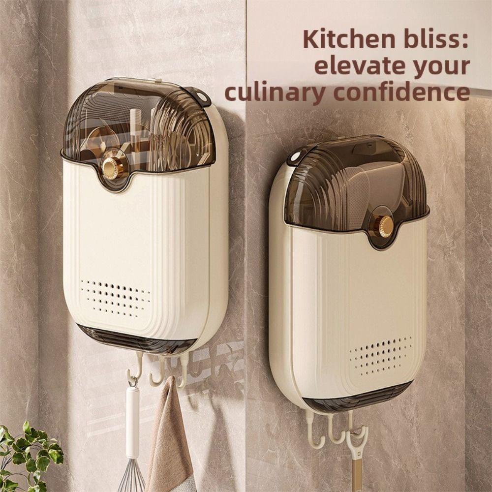 Wall Mounted Kitchen Utensil Drainer Breathable Utensil Drying Rack Durable Utensil Holder  Kitchen