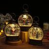 Santa Claus Christmas Lantern Ornament Night Light Souvenir