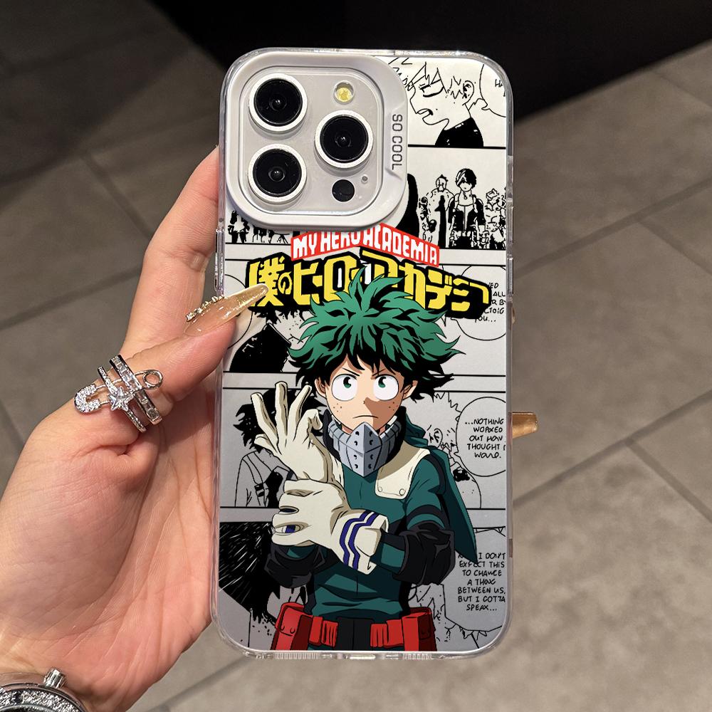 

My Hero Academys Phone Case for Xiaomi Redmi 15C 14C 13C 12C 10 Note 15 14 13 12 Pro Plus 4G 5G Silver Hard Cover Redmi 10