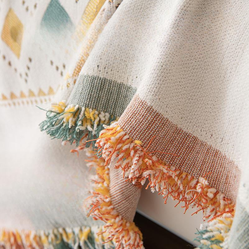 Bohemian Chenille Sofa Towel Four Seasons Universal Full Covered Sofa Cover Towel Non-Slip Sofa Cover Double-Sided Available