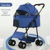 Lightweight Pet Stroller: Foldable, Detachable for Small Dogs & Cats - Ideal for Outdoor Use