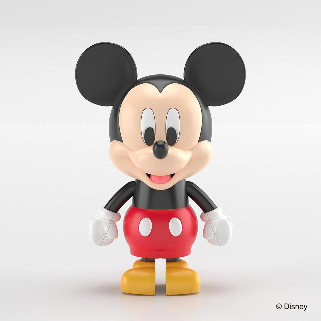 Aoshima Bunka Kyozai Rakupla Tocotoko No. DP-03 Disney Character Mickey & Minnie Pre-Colored Plastic Model