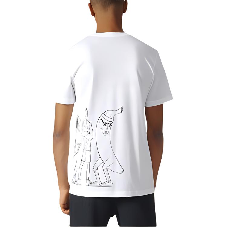 adidas Originals Trefoil Graphic T Shirt Men's White BQ3128