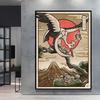 Poster and Painting  Mewtwo Charizard Christmas Gifts Home Room Picture Wall Art Classic Spray Printing Canvas Painting