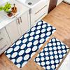 1PC Concentric circles Pattern Kitchen Rug Non-Slip Door Mat Pop design Bathroom Rug Bath Mat Carpet for Home Sink Laundry Decor