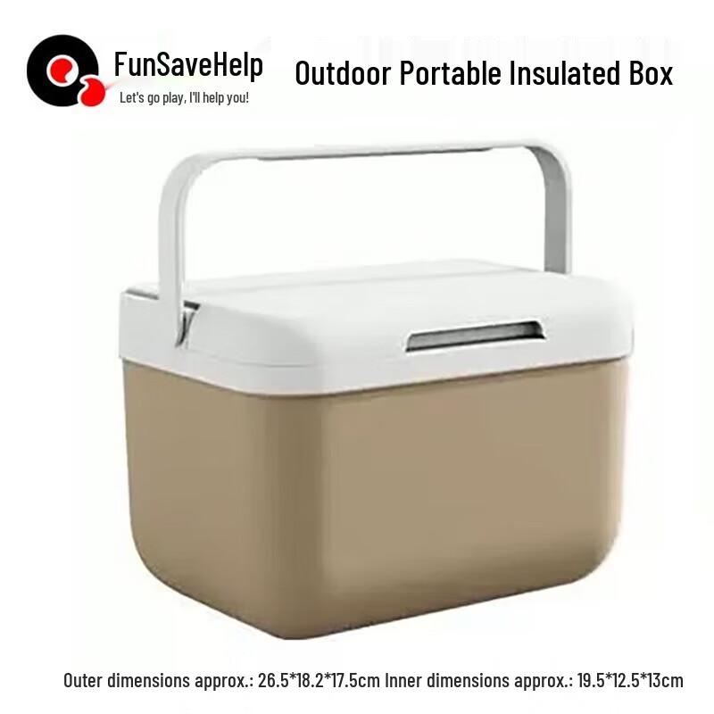 Portable Outdoor Cooler Box with Handle