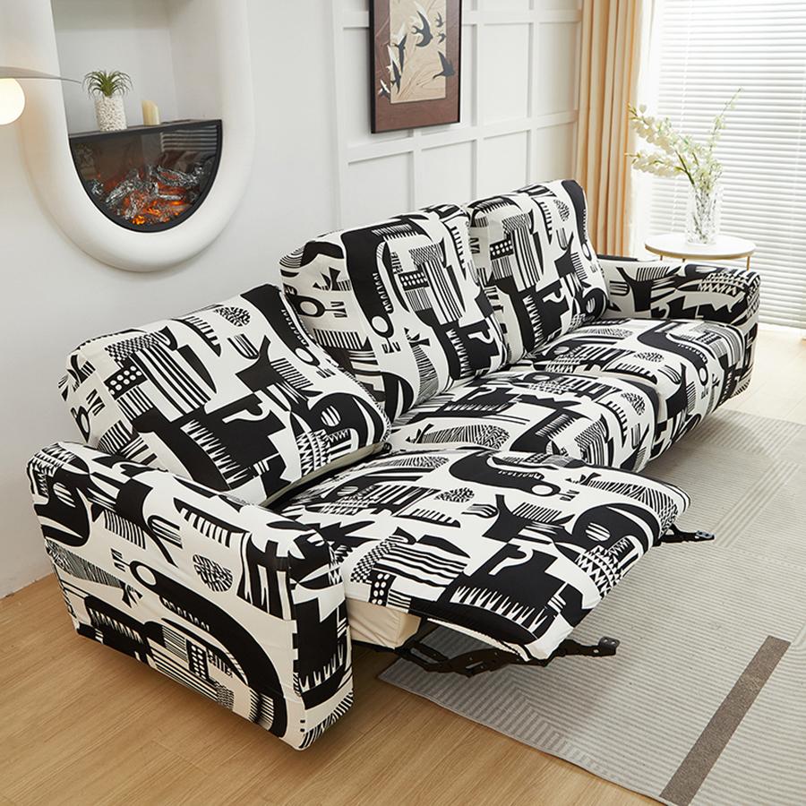 New Fashion Style Cheers Elastic Sofa Cover with Armrest Dust-Proof Slipcover Easy Install & Remove Couch Bench Cover Protection