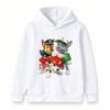 Kids Boys Girls Cartoon Dog Printed Hoodies Casual Long Sleeve Pullover Sweatshirt For Children Cute Comfortable Tops For Daily Wear