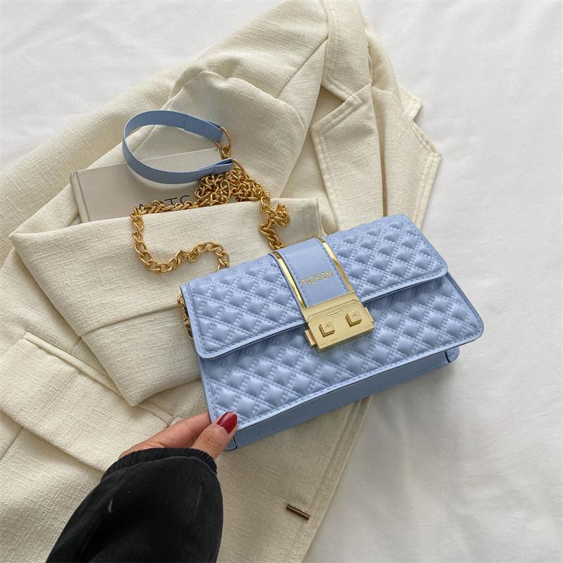 Petit Sac Carré Tendance et Fashionable avec Design Matelassé Élégant pour Femmes