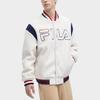 New FILA Baseball Jacket Men's Fresh Ivory F11M349502F-IV