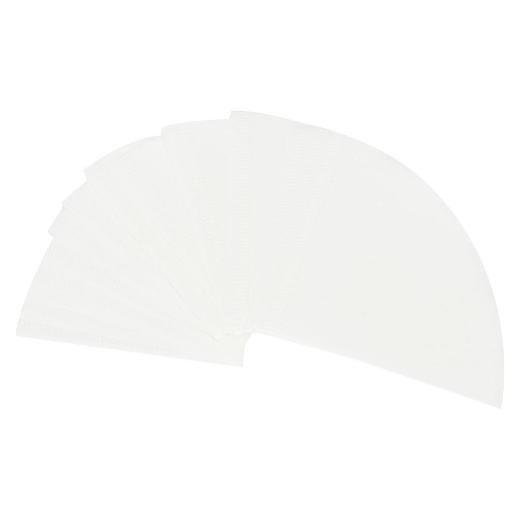 100Pcs White Fan‑Shaped Disposable Coffee Filter Paper Accessory for   Drip Coffee Filter