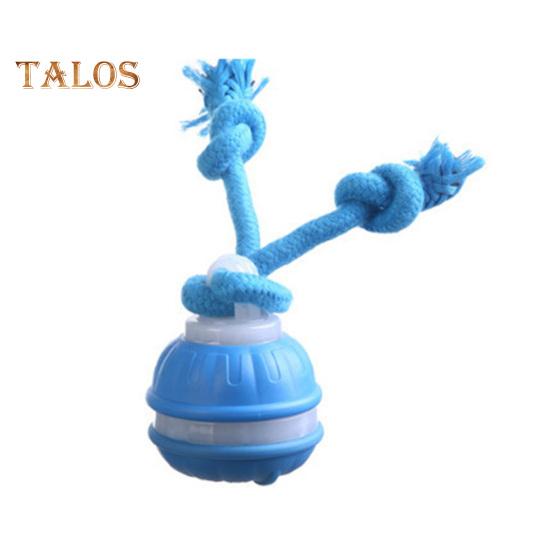 

Умная автоматическая игрушка для собак с движущимся мячом и пищащим датчиком движения, компактный дизайн, зарядка через USB, интерактивная катящаяся игрушка для домашних животных синий