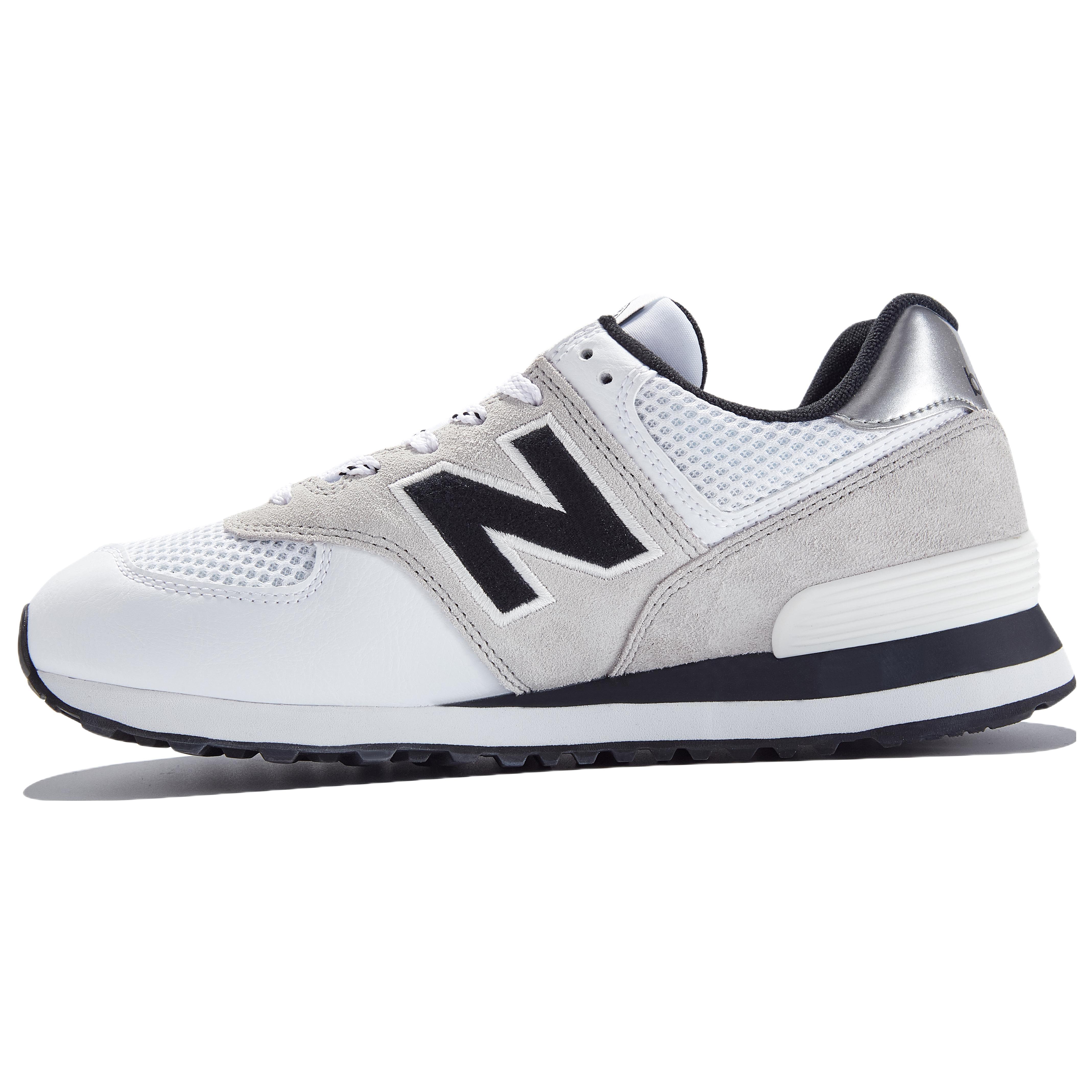 

новые New Balance 574 Белый Черный Серый 43