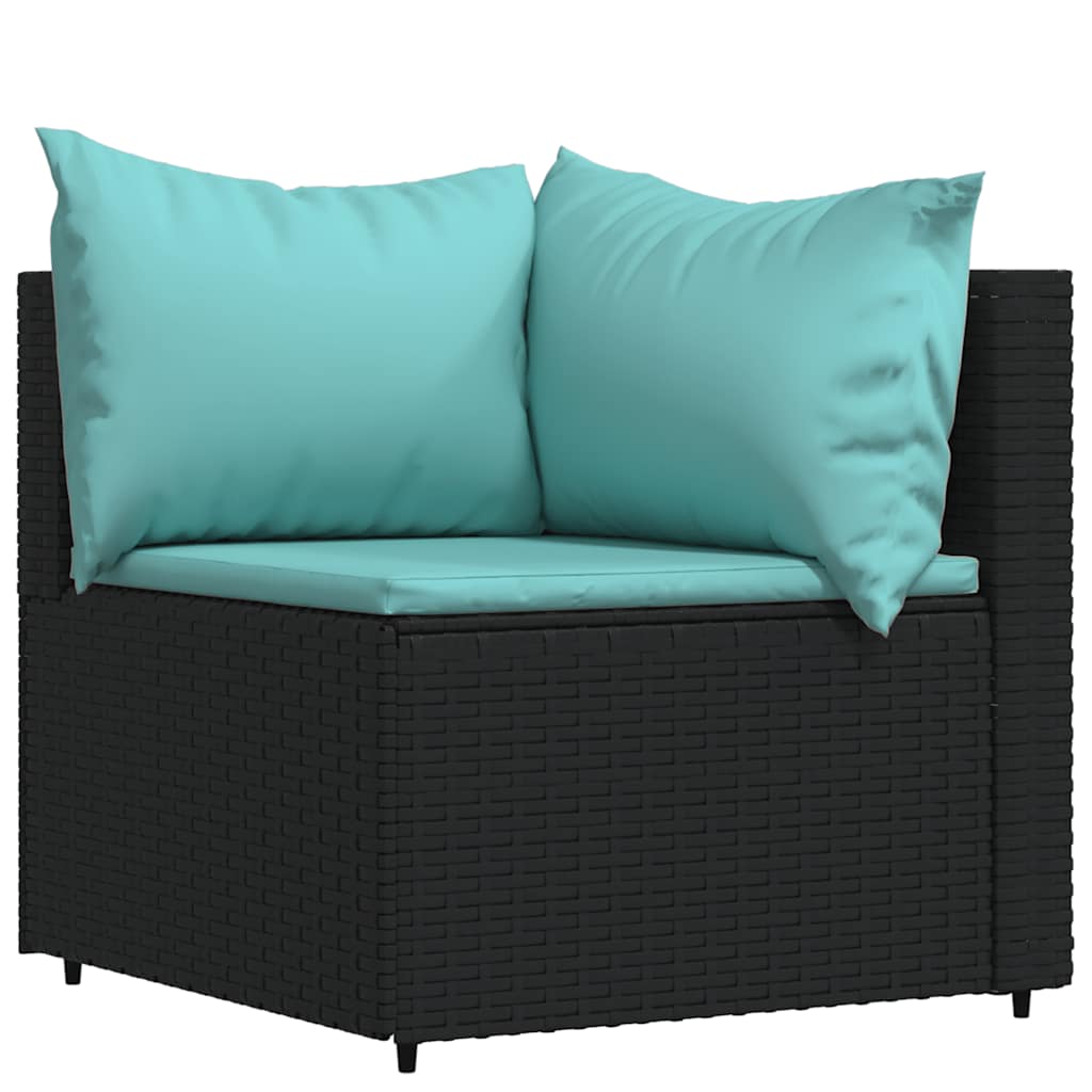 Vidaxl 4-Piece Lounge Set With Cushions, Poly Rattan
