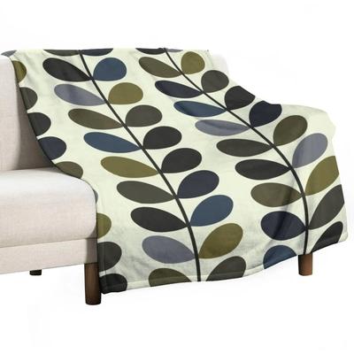 Orla Kiely,,orla Kiely Pattern Throw Blanket Sofa Bed Decorative Throw Blanket