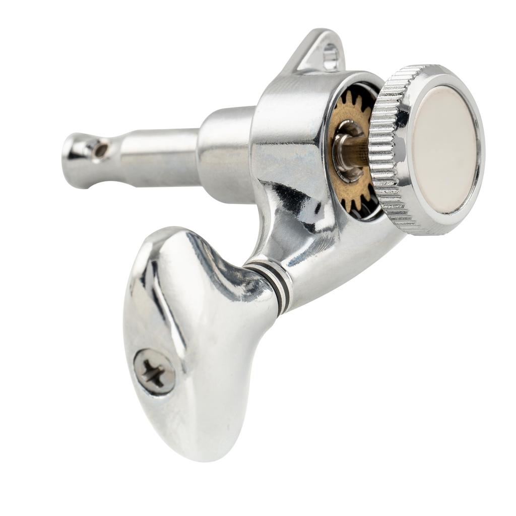 Musiclily Pro L3R3 Locking Tuners for Chrome Buttons Electric/Acoustic Guitars, Y-Style