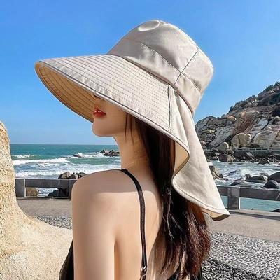 Letní čepice pro ženy, venkovní, UV ochrana, ochrana proti krku, sluneční clony pro dámy, rybaření, turistika, široký šál, opalovací krém, culík, čepice