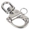 Mountaineering Rock Climbing Shackle 316 Stainless Steel Rotation Quick Connect Snap Hook12x70mm