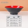 Diren A5 Melamine Two-Tone Threaded Noodle & Soup Bowl Set