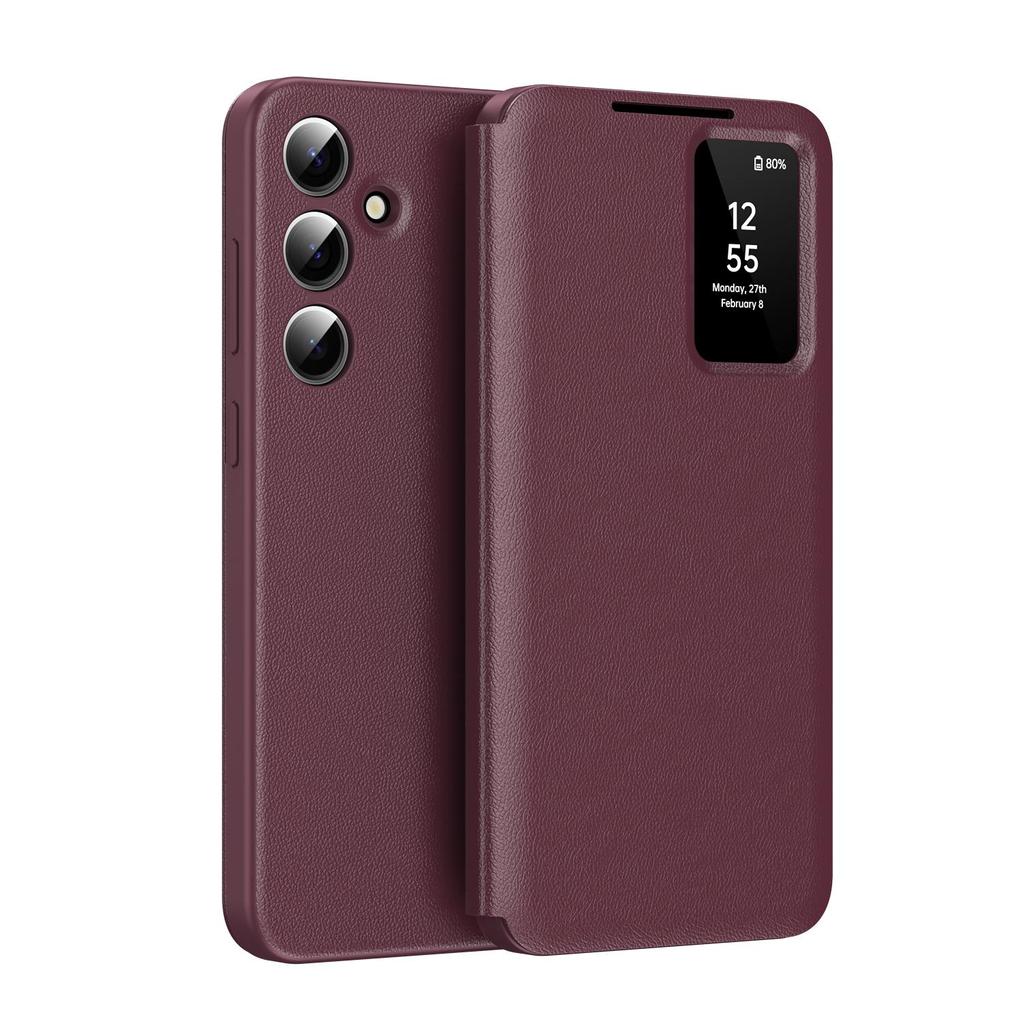Funda Inteligente S View Flip para Samsung GALAXY S24 Ultra Cubierta tipo Cartera