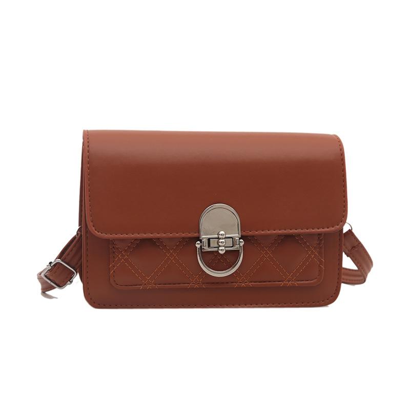 Stylish And Minimalist Square Bag For Women In Classic Black White And Brown Colors