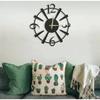Clock for Home and Hall, Living Room, Bedroom, Office, Antique Big Size Modern Wall Watch for Home Decor  40 Cm), Black