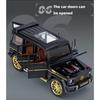 1/24 Alloy Die-cast Benz G63 Car Model Simulation Sound and Light Off-road Vehicle Toys Children's Birthday Gift Christmas