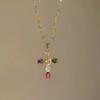 Beautiful Unique Necklace Beads Necklace Christian Jewelry Pendant Necklace Beads Texture Fashion Neck Jewelry for Woman