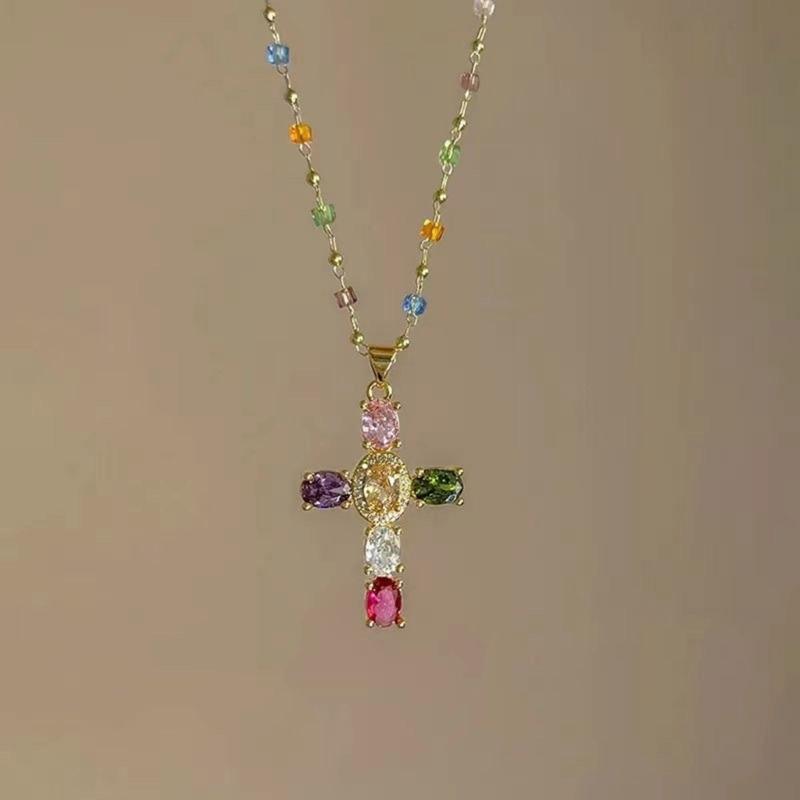 Beautiful Unique Necklace Beads Necklace Christian Jewelry Pendant Necklace Beads Texture Fashion Neck Jewelry for Woman