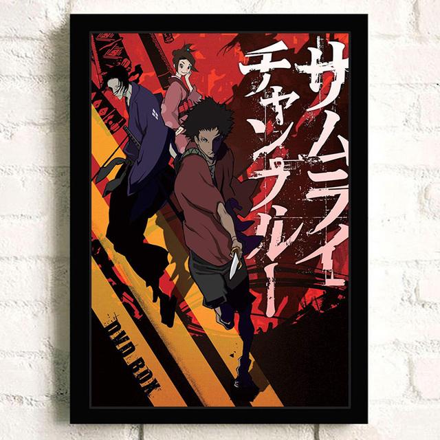 Japanese Action Adventure Anime Samurai Champs Elysees Pictures Children's Living Room Art Home Decoration Quality Painting