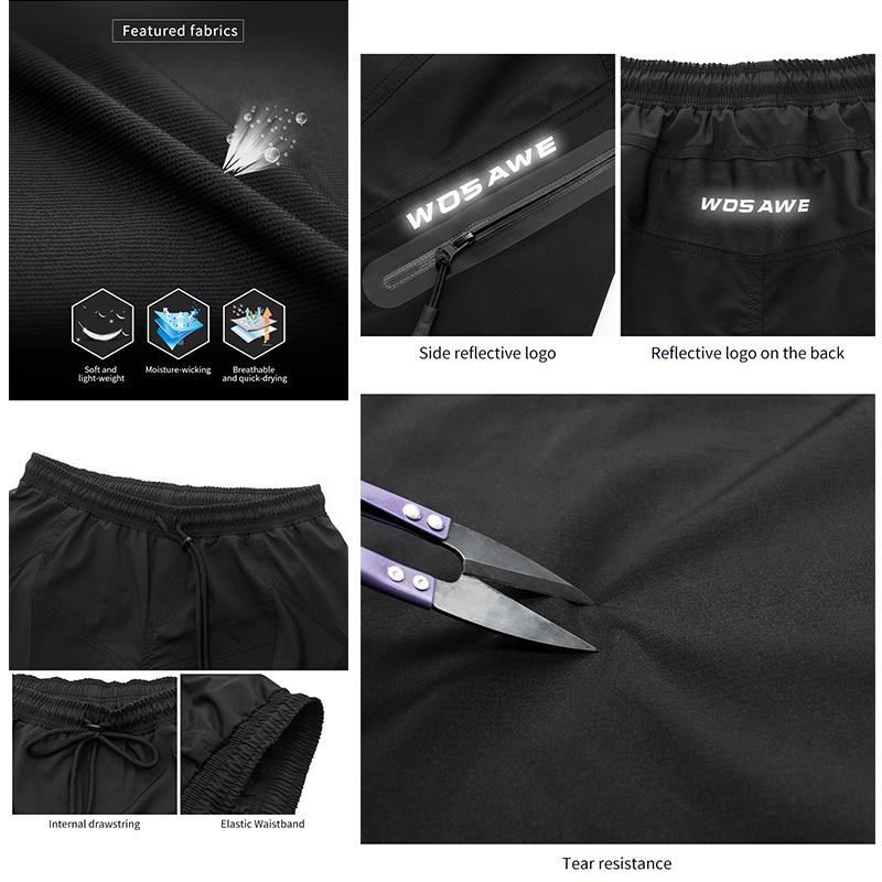 WOSAWE Baggy-MTB-Shorts Für Herren, Lockere Passform