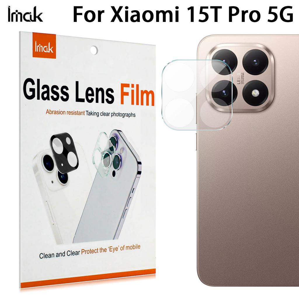 Pro Xiaomi MI 15T Pro 5G Sklo IMAK Sklo s vysokým rozlišením Fólie na objektiv Černá verze