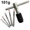 Manual Tapping Wrench Thread Tapping Tool Set M3-M8 3mm-6mm and 5-12mm-M5-M12 T-shaped Tool Kit Easy To Install