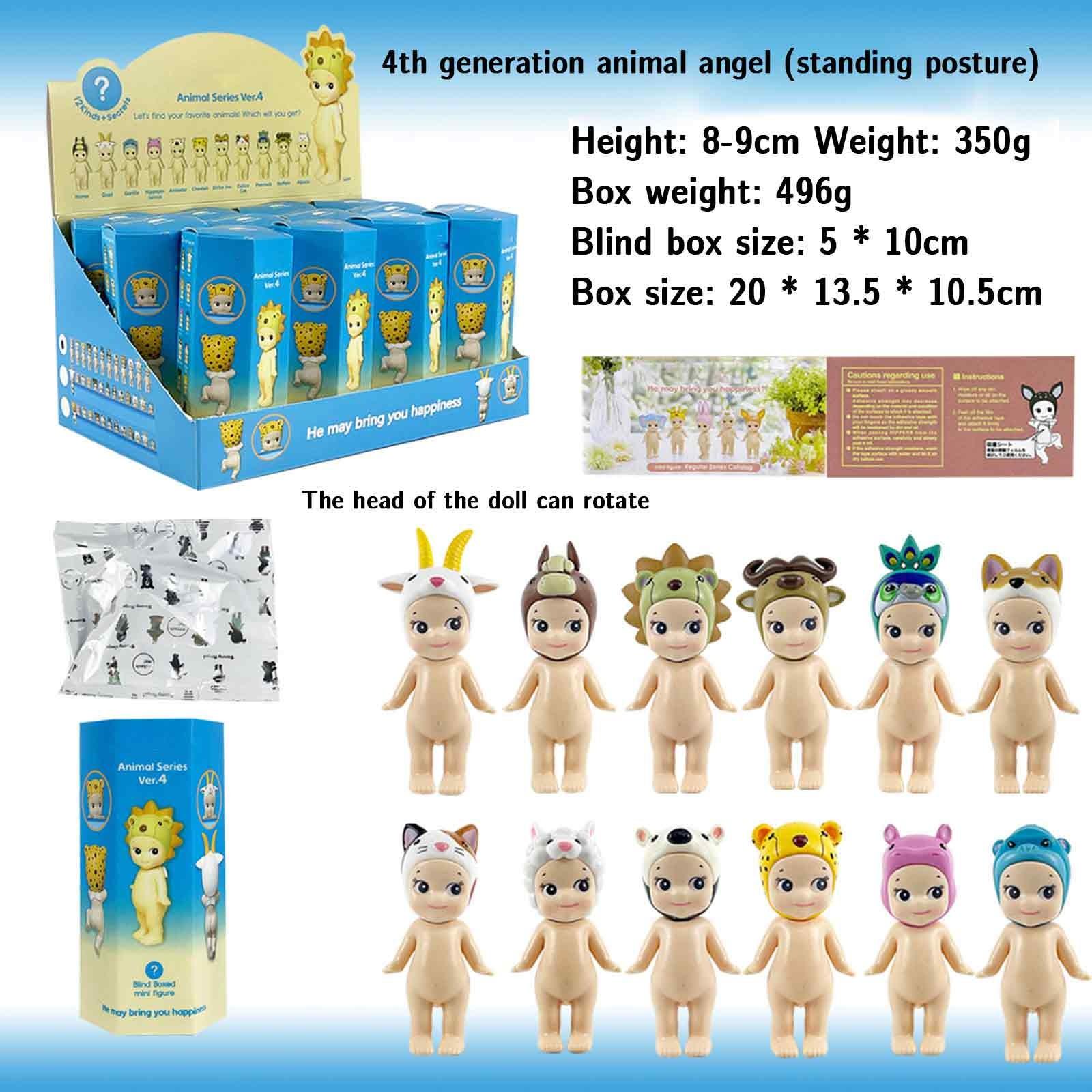 

Откройте для себя мистическое царство крылатых чудес: Интригующие фигурки ангелов в сюрприз-слепых коробках Angel Hippers Dreaming Series Figure One Size