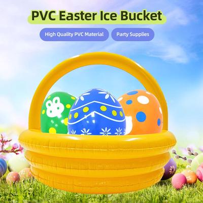 Inflatable Cooler Drink Food Container Camping Summer Ice Bucket Easter Decoration for Dinning Room