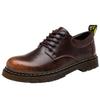 Mens Luxury Casual Genuine Leather High-quality Leisure Tooling Shoes Comfortable Inside Handmade Trend Fashion Shoes Size