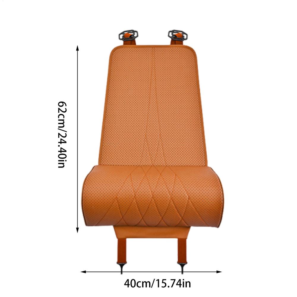 Driver Leg Support Pillow Extension Pad Leather Car Seat Extender Cushion Memory Foam Auto Seat Knee Pads For Driver Leg Support