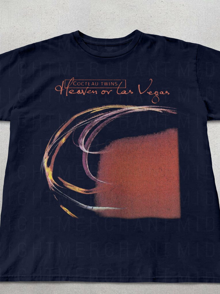 Cocteau Twins Tshirt Unisex Shirts 90s Band Shirts Band Tees Cute Shirts Heaven Or Las Vegas Album Tee Shoegaze Shirts Trendy Shirts