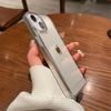 HD Clear Acrylic Case For iPhone 17 Air 16 15 Plus 14 13 12 11 Pro Max XR X XS Plus Mini Luxury Shockproof Soft Frame Hard Cover
