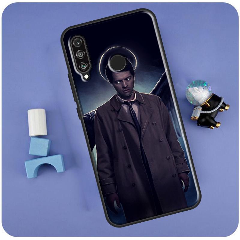 Angel Castiel Supernatural Case For Huawei P30 P20 P40 Lite Nova 11 Pro 3i 8i 11i 9 10 SE 5T Y60 Y61 Y70 Y90 Y91 Cover