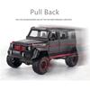 1/24 BENZ G500 4x4 Tyre Alloy Car Model Diecasts Metal Toy Off-road Vehicles Car Model High Simulation Sound and Light Kids Gifts