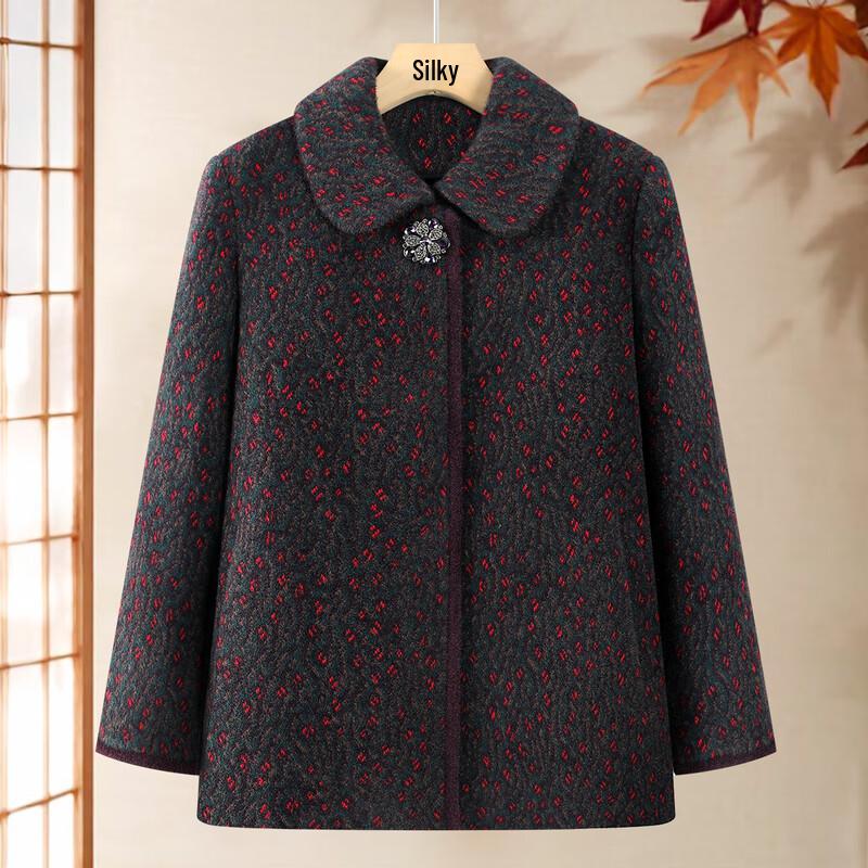 SIFONE Elegant Faux Mink Velvet Winter Coat 2XL