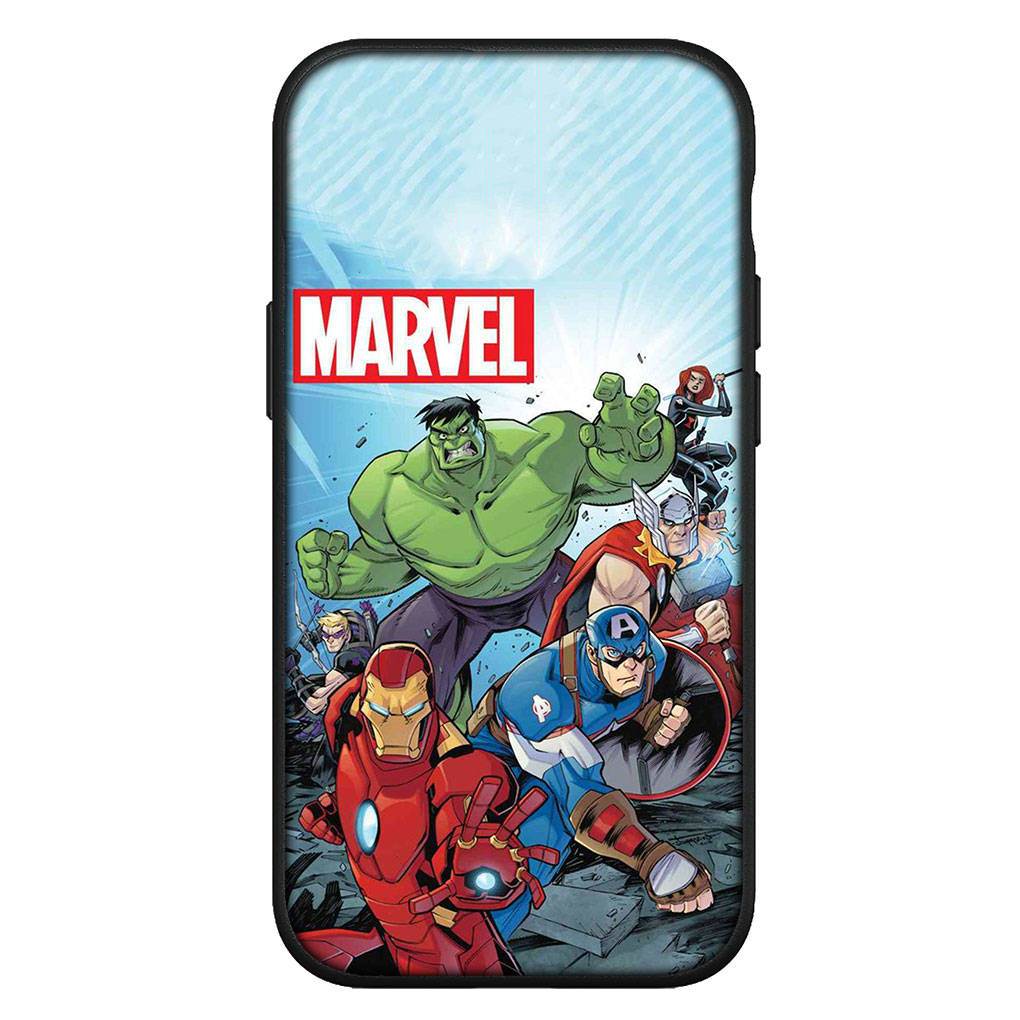 Cover for iPhone 16 15 Xiaomi Redmi Note 14 13 12 11 Pro Max X 16e Samsung Galaxy S25 S24 S23 Moto OPPO Huawei Hulk Marvel Spider Iron Man Phone Case