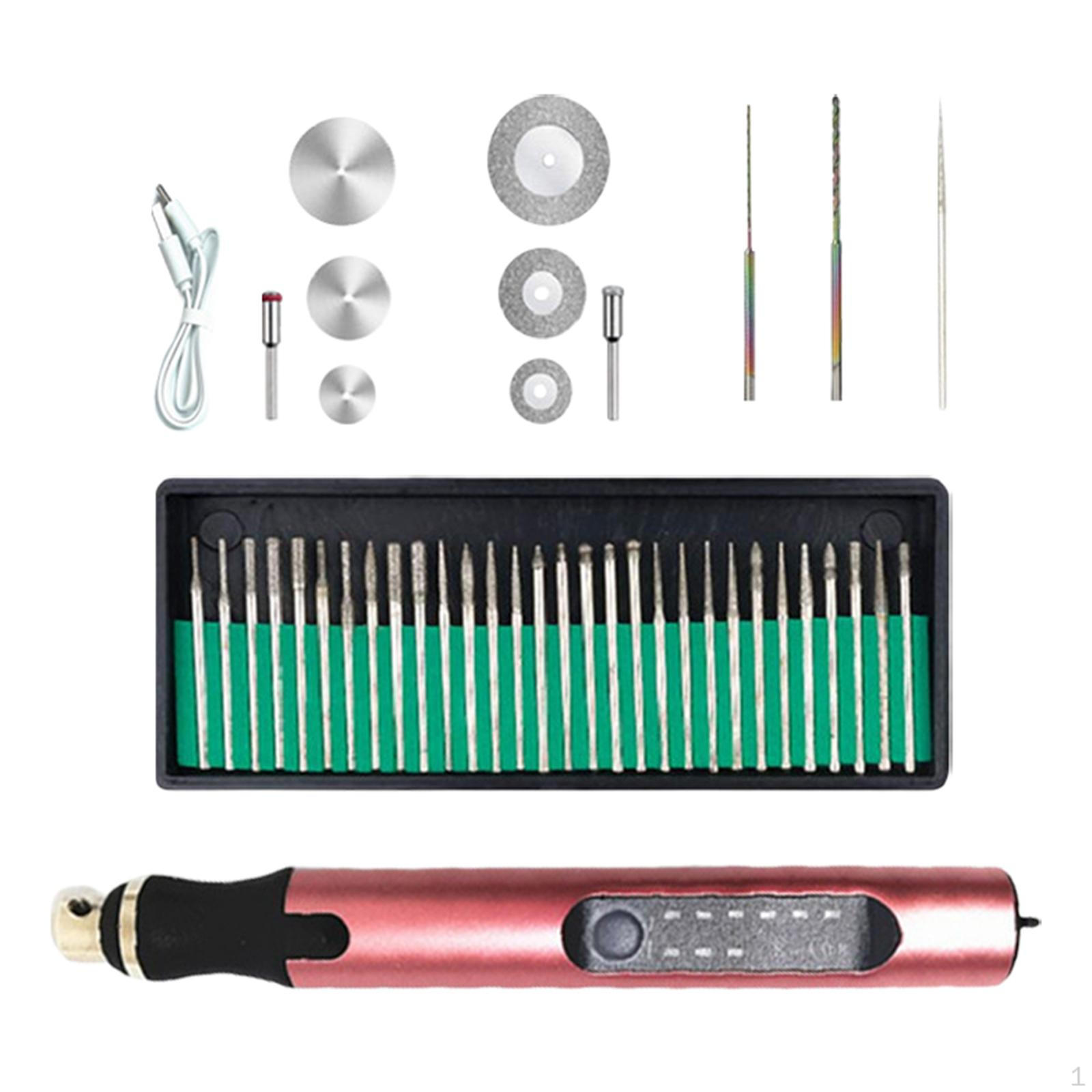 

Гравировальные станки USB Аккумуляторная дрель Электрическая дрель по металлу Кожа ярко-розовый