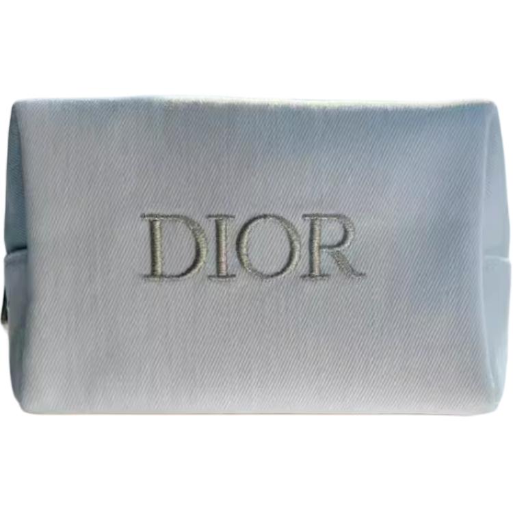 

Dior Simple Modern Classic Print Denim Storage Bag Toiletry Bag Men Bags White 693699 White,18*9*11cm,Storage Bag