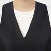 CML T100372 V-neck Apron, Black, 87cm,
